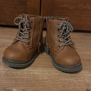 Wonder Nation Brown Kids Boots